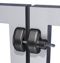 Thumbnail for D&D MAGNALATCH - SIDE PULL - KEY LOCKABLE - BLACK