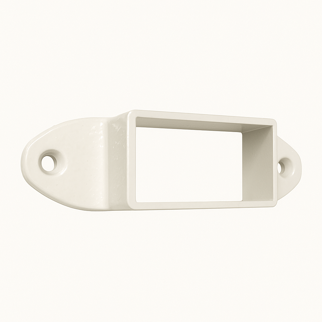 WALL MOUNT - FITS 2" X 1" - 2-EAR - WHITE