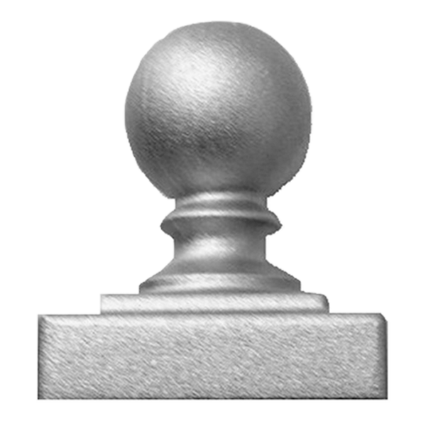 3" BALL CAP - DIE CAST - ALUM