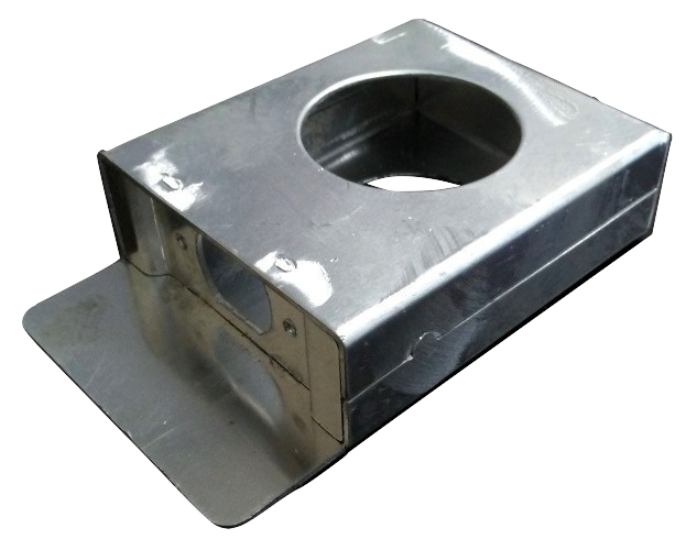 1-1/4" - SINGLE LOCK BOX - ALUM