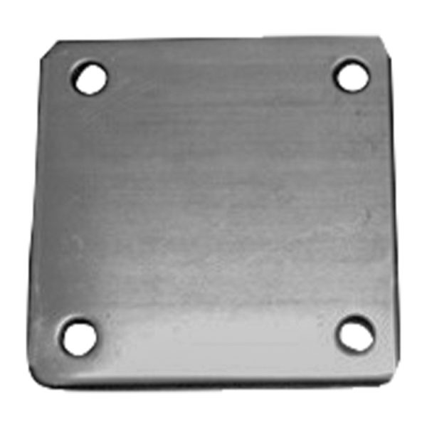 5" BASE PLATE WITH HOLES - ALUM