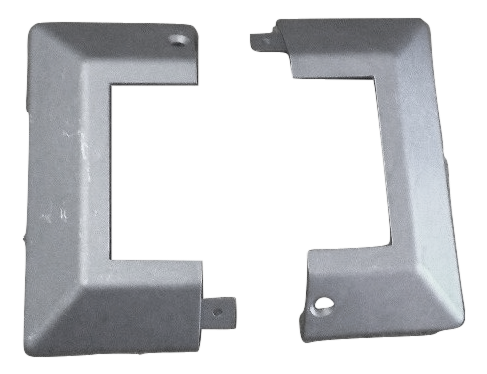 2-1/2" 2-PIECE COVER SHOE - LOW PROFILE - DIE CAST - ALUM