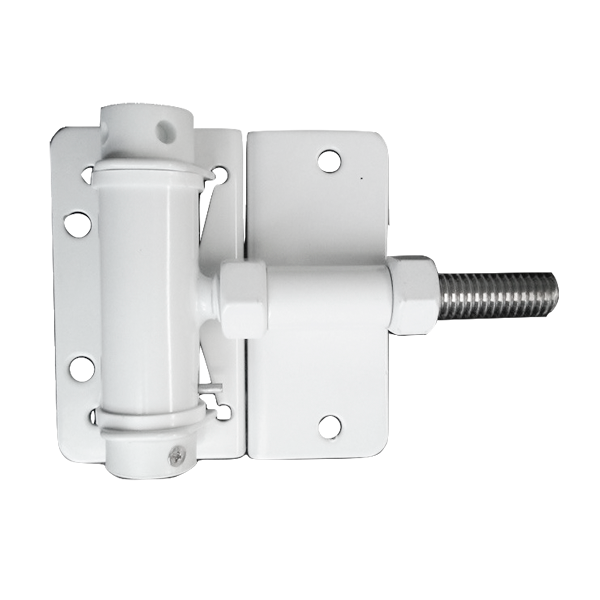 STAINLESS STEEL SPRING HINGE - WHITE  (PAIR)