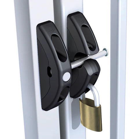 D&D T-LATCH - TOGGLE GRAVITY LATCH - PADLOCKABLE - BLACK