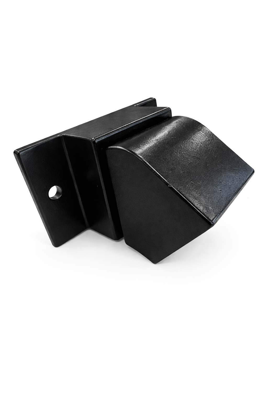 RESIDENTIAL 1-1/8" X 1-1/8" WALL MOUNT - DOUBLE FLANGE - ANTEBELLUM BLACK