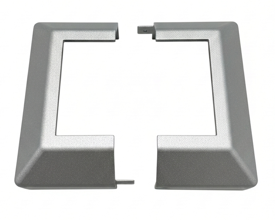 3" 2-PIECE COVER SHOE - TALL PROFILE - DIE CAST - ALUM