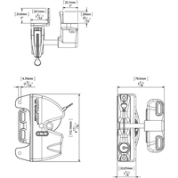 Thumbnail for D&D LOKKLATCH - GRAVITY LATCH (LOCKABLE) - WHITE