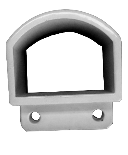HR14 TOP WALL MOUNT - ALUM - WHITE
