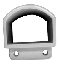 Thumbnail for HR14 TOP WALL MOUNT - ALUM - WHITE