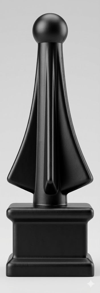 3/4" QUAD - PLASTIC - BLACK