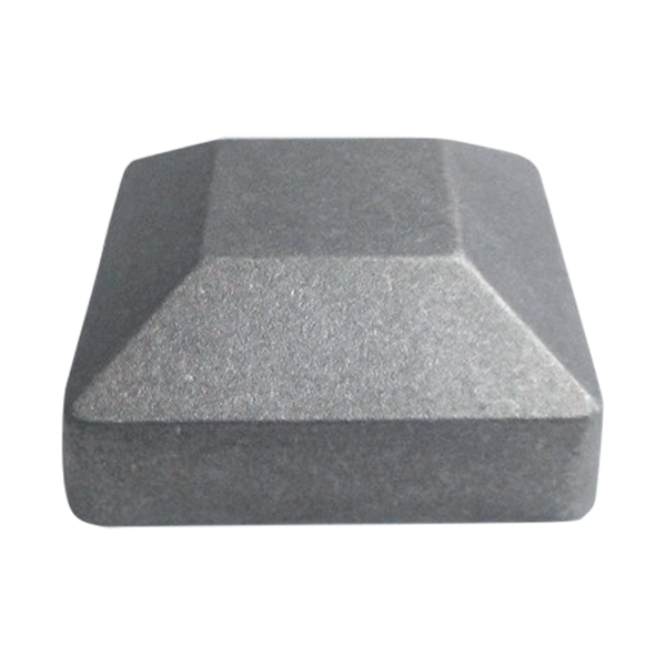 6" FLAT TOP CAP - DIE CAST - ALUM