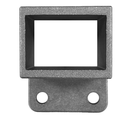 WALL MOUNT - FITS 1-1/2" X 1" - 1-EAR - DIE CAST - ALUM