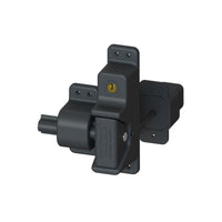 Thumbnail for NW KEYSTONE PANIC LATCH - SELF-LOCKING - EASY EXIT LARGE BUTTON - 1-SIDED KEY LOCKABLE - BLACK