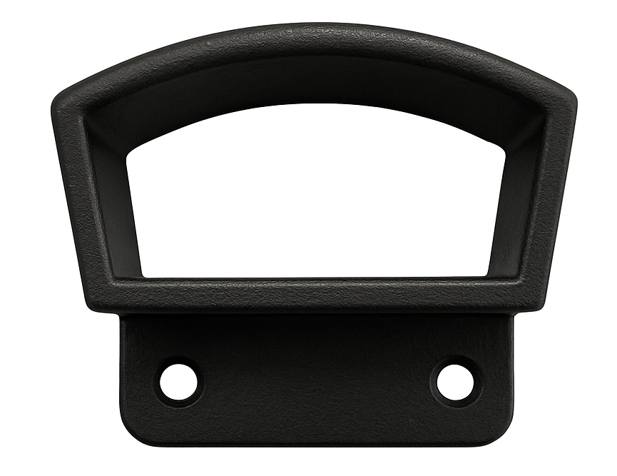 HR10 TOP WALL MOUNT - ALUM - BLACK