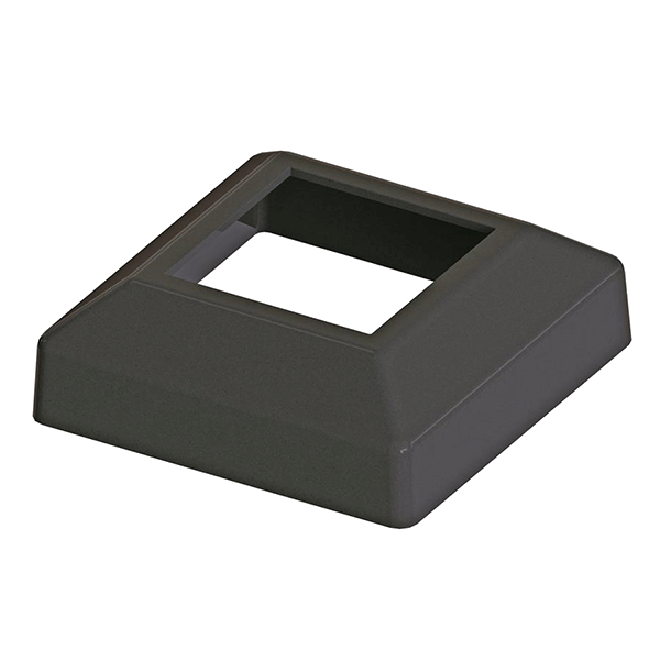 3" 1-PC COVER SHOE - TALL PROFILE - MILL FINISH