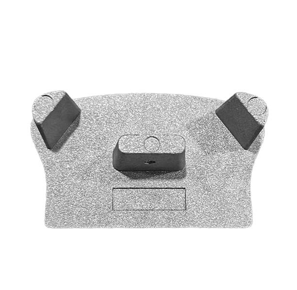 END CAP - FITS 2-5/8" X 1-1/2" STANDARD TOP CAP - DIE CAST - ALUM