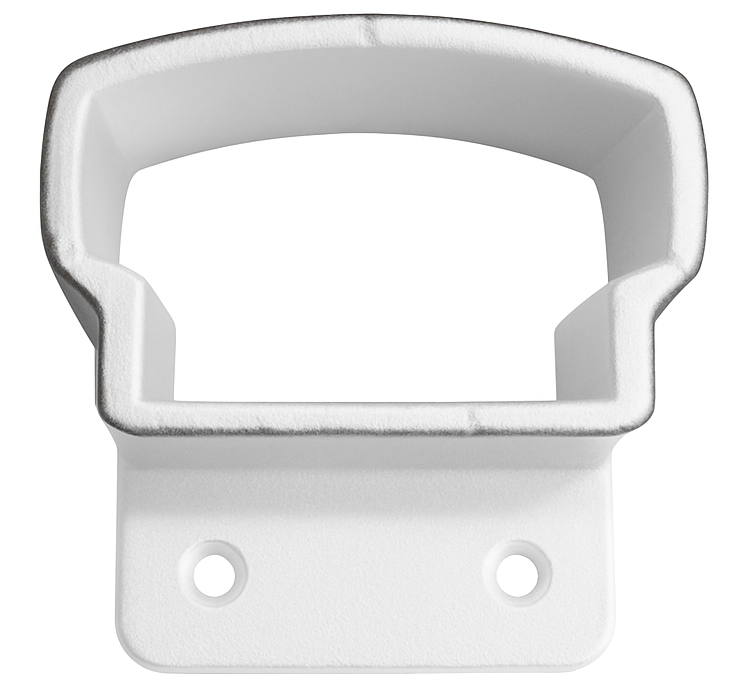 HR1 TOP WALL MOUNT - ALUM - WHITE