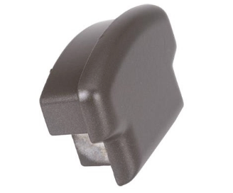 END CAP - FITS HR-1 MECH RAIL - ALUM - BRONZE