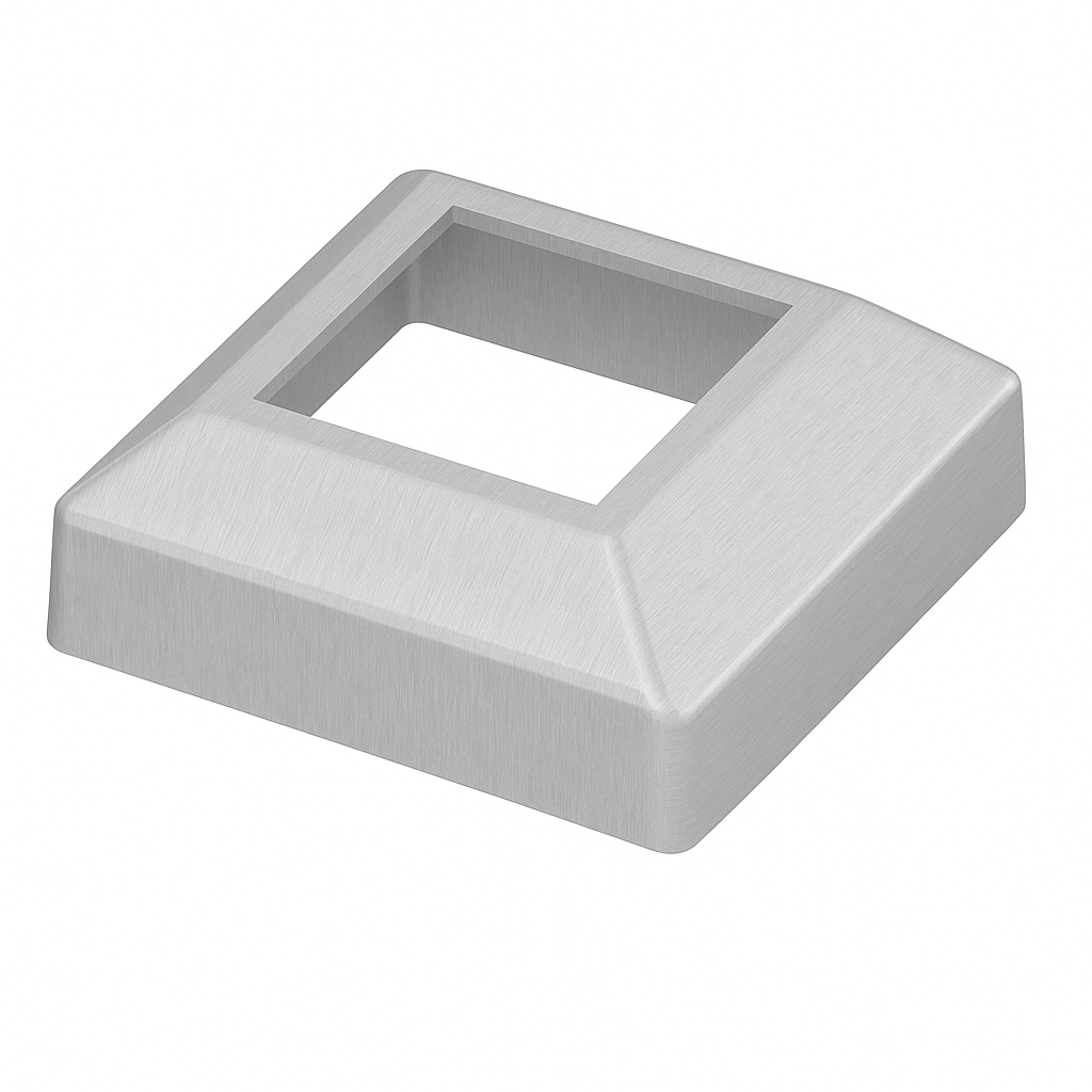 3" 1-PIECE COVER SHOE - TALL PROFILE - DIE CAST - ALUM