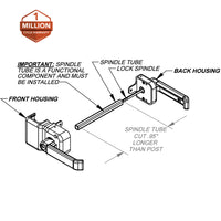 Thumbnail for NW ARMOR LATCH - MAGNETIC LEVER HANDLE - FITS 1-1/2