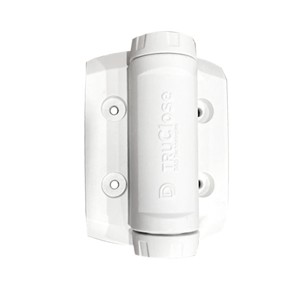 D&D  3-3/4" TRUCLOSE HINGE with LEGS - WHITE (PAIR)