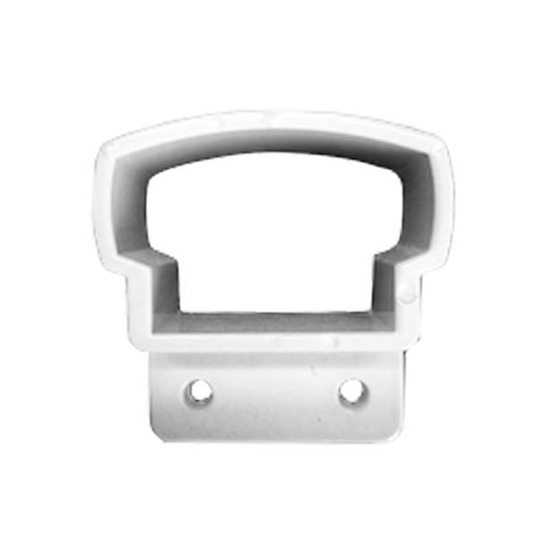 HR1 TOP WALL MOUNT - ALUM - WHITE