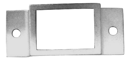 WALL MOUNT - FITS 1-1/2" X 1" - 2-EAR - DIE CAST - ALUM