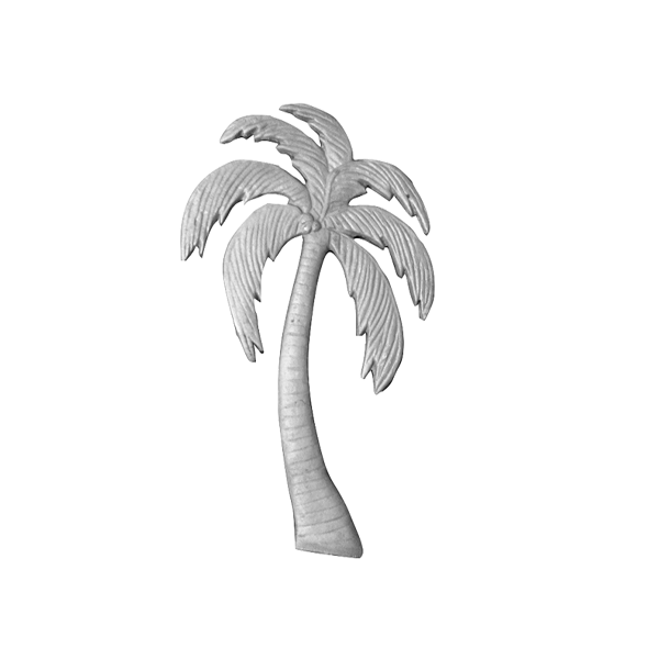 14-3/4" SMALL PALM TREE - RIGHT - SINGLE FACE