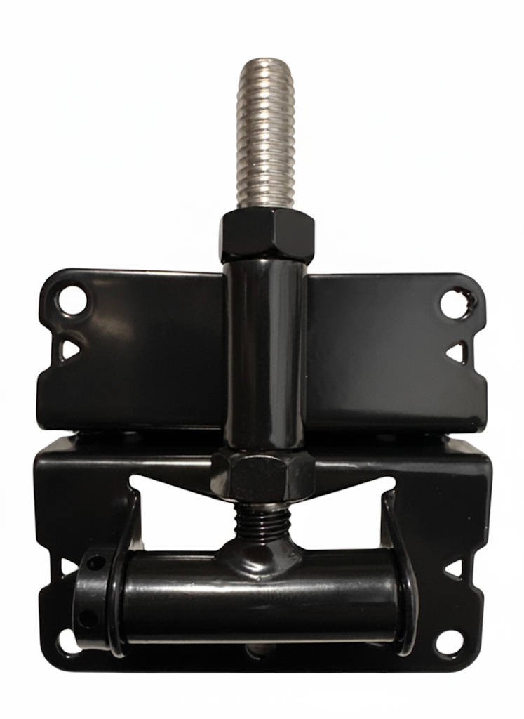 STAINLESS STEEL SPRING HINGE - BLACK (PAIR)