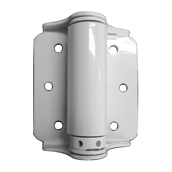 3" SPRING HINGE - GALVANIZED - WHITE