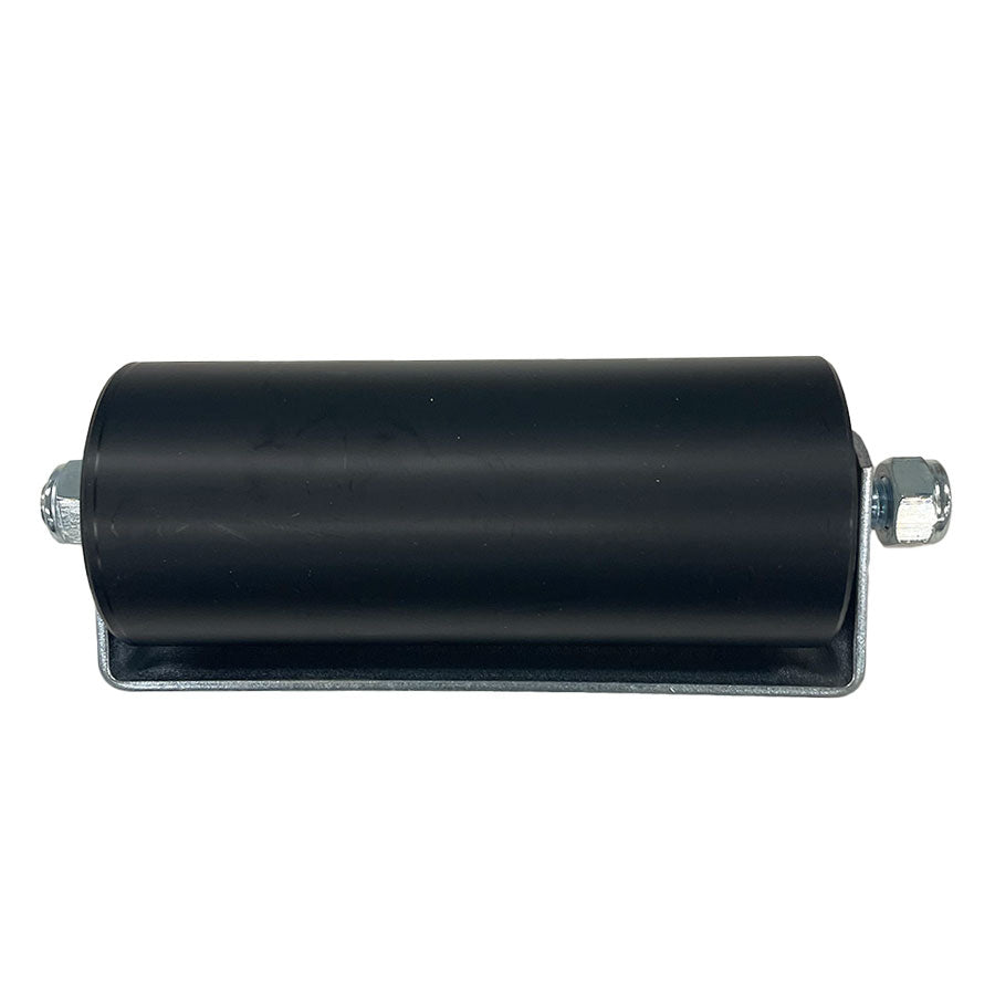 6" GUIDE ROLLER with GALV BRACKET - BLACK