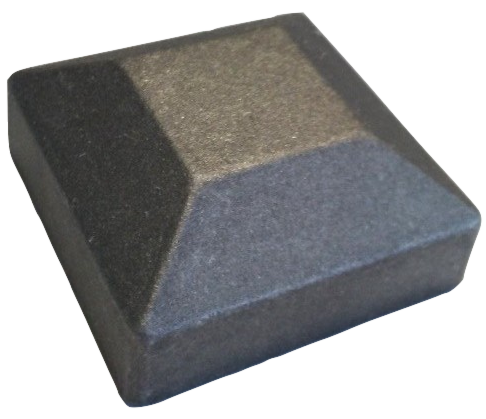 1-1/4" FLAT TOP CAP - DIE CAST - ALUM