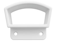 Thumbnail for HR10 TOP WALL MOUNT - ALUM - WHITE