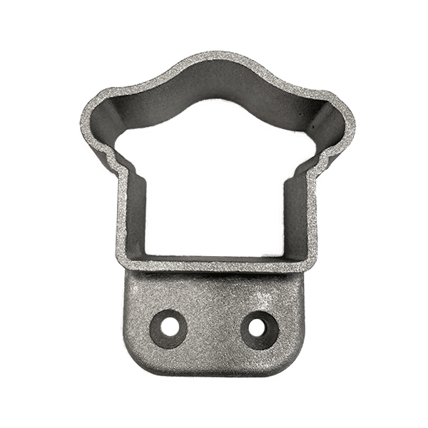 DIXIE CAP WALL MOUNT - FITS 2-1/4" X 7/8" -  DIE CAST - ALUM