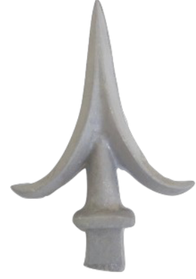 3/4" SPEAR  HOOK - PLUG IN - SAND CAST