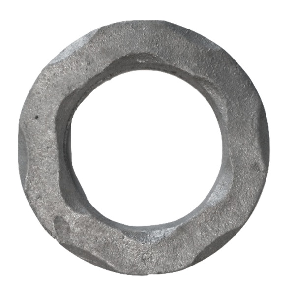 3-7/8" OD RING - HAMMERED - DOUBLE FACE